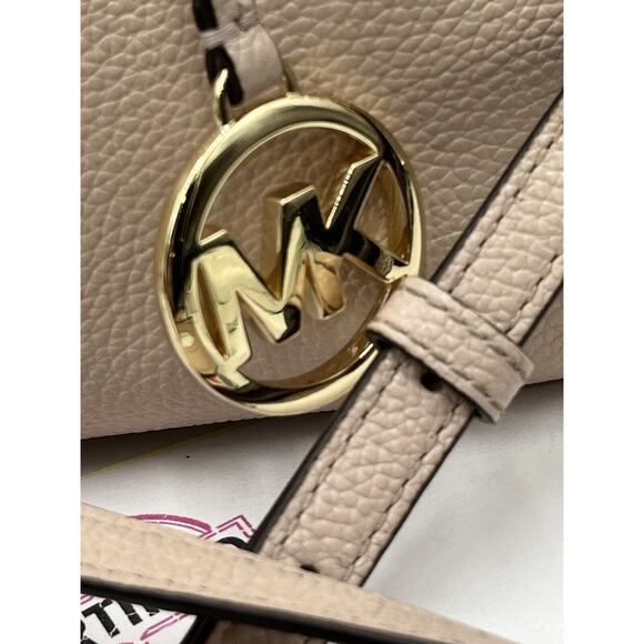 Michael Kors authenticated Edith Small Saffiano Leather Satchel Blush 30S2G7ESIL - Picture 3 of 12